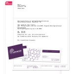 Geschäftspapiere für den fiktiven Club Amnesia. Dort wird progressive house und expermintelle elektronische Musik gespielt.