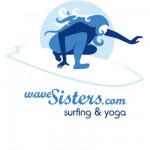 waveSisters - surfing & yoga - girls only Adaption des bestehenden Logos für den Textildruck.